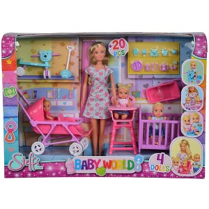 Simba Toys Steffi Love Baby World Set with Teacher & 3 Kid Dolls for Kids 3+ - 1 of 4