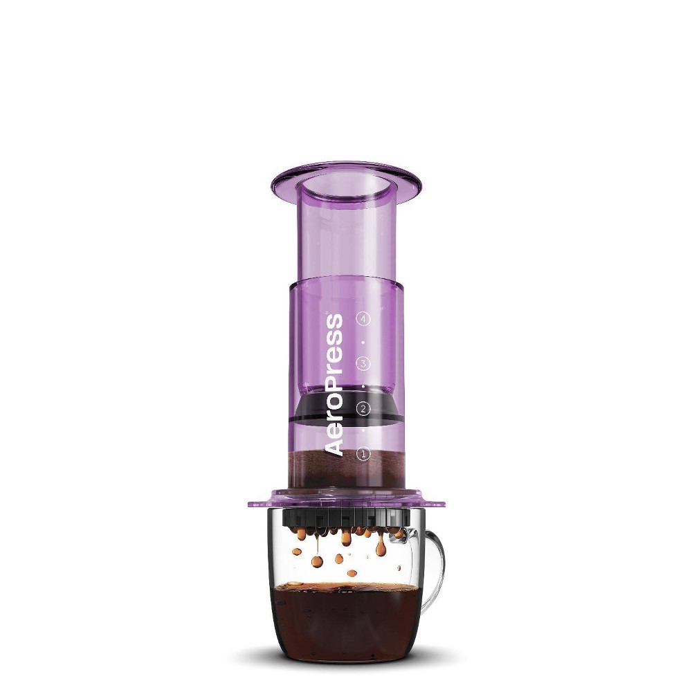 AeroPress 4c Single-Serve Coffee Maker Purple