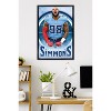 Trends International NFL Tennessee Titans - Jeffery Simmons 25 Framed Wall Poster Prints - 2 of 4