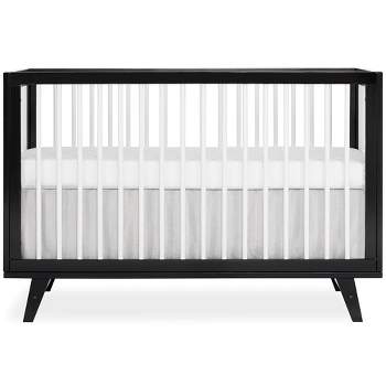 Dream On Me Carter 5-in-1 Full Size Convertible Crib, Black And White
