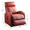 Faux Leather Power Motion Recliner with Lift, Senior-Friendly Electric Recliner Chair with Pocket Coil Seat - 2 of 4