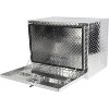 "24" Heavy Duty Aluminum Tool Box, Tread Plate Truck Storage Chest with T-Handle Lock, Waterproof Organizer for Pickups, RVs & Trailers - 4 of 4