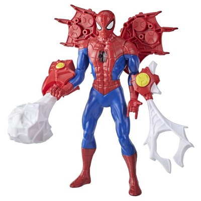 Hasbro Marvel 9.5-inch Scale Super Heroes and Villains Action Figure Toy Spider-Man And 3 Accessories, Kids Ages 4 and