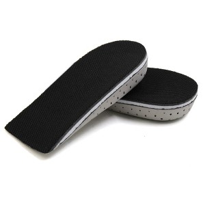 Unique Bargains 1 Pair Foam Foot Heel Insert Pad Height Increase Lift Shoes Insole - 1 of 3