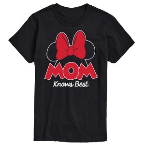 Men's - Disney - Mom Knows Best Minnie Short Sleeve Graphic T-Shirt - 1 of 4
