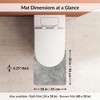 Evideco French Home Goods Decorative  Bath Mats – Ultra Absorbent Quick Dry Rug with Anti-Slip Rubber Backing - 4 of 4