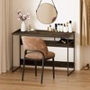 HOMLUX 45" Computer Desk Metal Frame Study Table Home Office Workstation w/Storage Compartment - 3 of 4