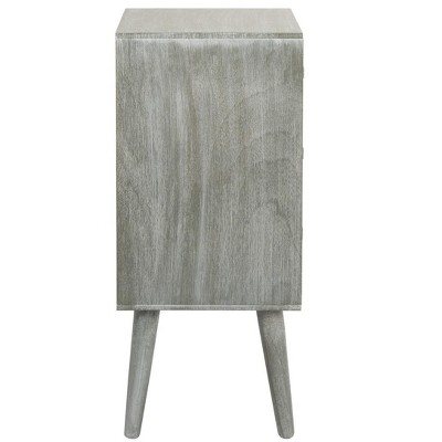 Pomona Slate Grey 3-Drawer Transitional Accent Table