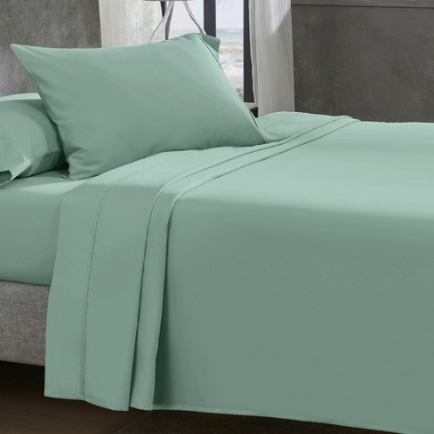 Sage Green Twin Xl Sheet Set - 100% Cotton Bed Sheets, 400 Thread Count ...