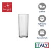 Bormioli Rocco Exclusiva Tom Collins Glasses - Set of 12, Laser Cut Thin Rim, Secure Edge Thermal Strong Rims - 16oz Star Glass Tumblers - 2 of 4