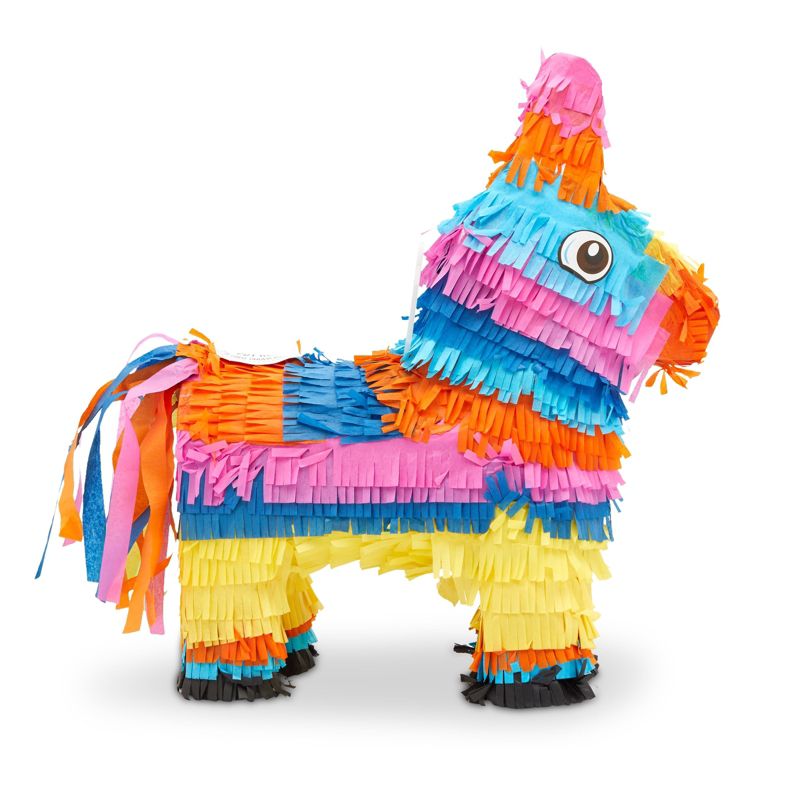 Blue Panda Donkey Pinata for Party Decorations, Kids Pinatas for Birthday Party, Small, 12.5 x 15 x 4.7 In, 3 of 7