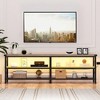 Garvee LED TV Stand, Entertainment Center for 80 inch TV Media Console Table, Gaming TV Stand with Storage Shelves and Power Outlets for Living Room - 4 of 4