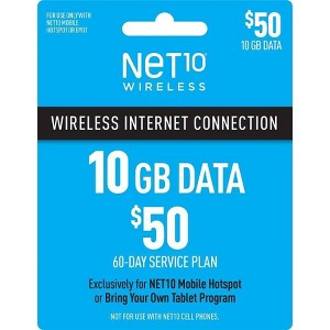 Net10 Mobile Hotspot Data Prepaid Card (Email Delivery) - 1 of 4
