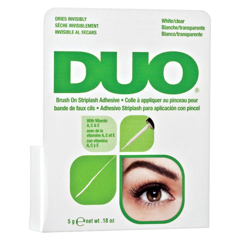 DUO Adhesive Lash Adhesive Brush On - Clear - 0.18oz, 1 of 5