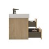 NicBex 29.9" Bathroom Vanity with Sink, One-piece Wall Mounted Vanity, Bathroom Cabinet Storage with 2 Spacious Drawers for Bathroom - 4 of 4