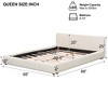 Christopher Knight Home Francis Modern Faux Leather Upholstered Wood Platform Bed with Headboard - 3 of 4