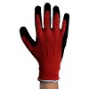 Bison Life Ultra Stretch Latex Crinkle Coated Grip Work Gloves for Gardening and Outdoor Tasks, One Size - 12 Pairs - 4 of 4