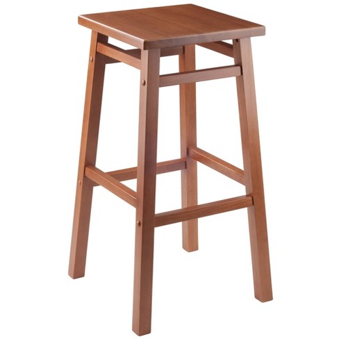 Winsome wood satori best sale saddle seat bar stool