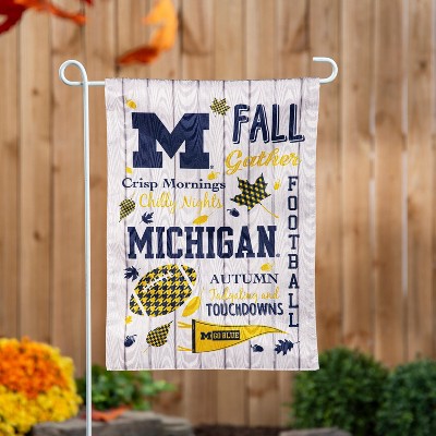 Evergreen University Of Michigan Garden Flag 12 x 18 Inches Indoor Outdoor Decor