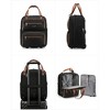 LUGGEX Underseat Carry On Luggage with Wheels , Soft Side Suitcase, Black 16 Inch - 2 of 4