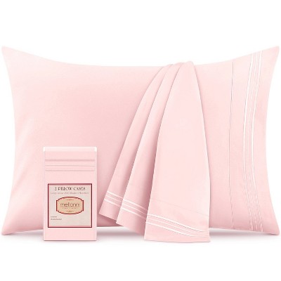 Mellanni Brushed Microfiber Pillowcase Set of 2