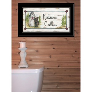 "Nature Calls" by Mary Ann June, Ready to Hang Framed Print, Black Frame - 1 of 4