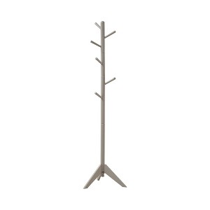 Vynxaria Stylish Coat Rack with 6 Slanted Hooks for Coats, Hats, and Scarves - 1 of 4
