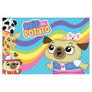 Trends International Chip and Potato - Rainbow Framed Wall Poster Prints - 1 of 4