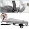 Unique Bargains 300D Polyester PU Boat Cover Waterproof For V-Hull Tri-Hull - 3 of 4