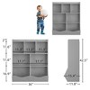 Whizmax 3-Tier Kids Bookshelf and Bookcase for Storage Books and Toys,Multi Shelf with Cubby Cabinet for Kids Bedroom,Playroom and Nursery - 2 of 4