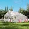 20x40ft Party Tent Heavy Duty Wedding Tent Outdoor Canopy Event Shelters Galvanized Canopy Commercial Tent with Removable Sidewall Windows - 2 of 4