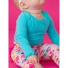 RuffleButts Baby/Toddler Girls Knit Long Sleeve Ruffle Layering Bodysuit - 3 of 4