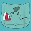 Women's Pokemon Bulbasaur Wink Face Racerback Tank Top - 2 of 4