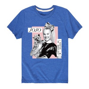 Boys' JoJo Siwa Shine Bright Short Sleeve Graphic T-Shirt - Royal Blue - Medium - 1 of 4