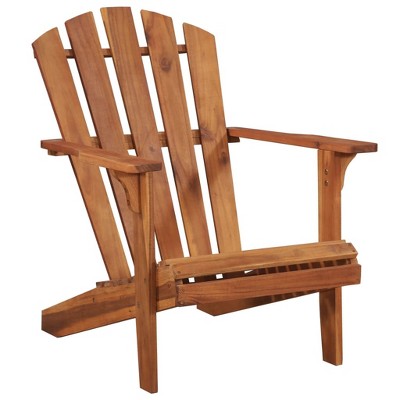 Garden Chair Brown Solid acacia wood Standard Durable vidaXL