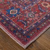 Rawlins Transitional Medallion Red/Tan/Blue Area Rug - 3 of 4