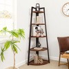 UbMelt 70 Inch Book Shelf Modern 5-Tier Display Corner Bookcase Storage Organzier for Living Room,Bedroom,Office - 2 of 4