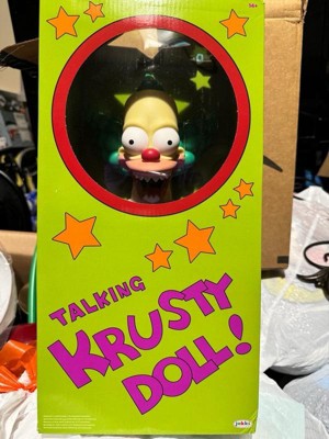 The Simpsons Good And Evil 16 Talking Krusty Pull String Doll Plush Target