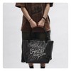 MaseiKar Eco Chic Kraft Paper Tote Bag with Reinforced PVC Coating Stylish Durable Shoulder Bag for Women Fashionable Everyday Essential - 2 of 4