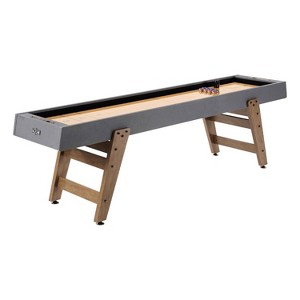 Hall of Games 9' Kinwood Shuffleboard Table with 8-Puck Set - 1 of 4