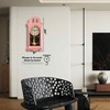 Clockswise Vintage Grandfather Wood-Looking Plastic Pendulum Decorative Battery-Operated Wall Clock - 2 of 4