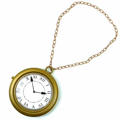 Skeleteen Jumbo Clock Necklace - Gold : Target