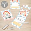 Big Dot of Happiness Hello Rainbow - DIY Assorted Boho Baby Shower and Birthday Cash Holder Gift - Funny Money Cards - Set of 6 - 2 of 4
