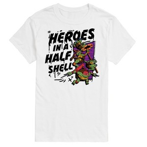 Men's - Teenage Mutant Ninja Turtles Mutant Mayhem - Heroes In A Half Shell Short Sleeve Graphic T-Shirt - 1 of 4
