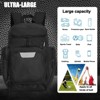 Basketball Backpack Large Sports Bag, Gym Bag with Ball Compartment and Shoe Compartment to Store Sports Shoes Water Bottles Laptops - 4 of 4