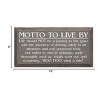 Slickblue Inspirational Wood Wall Sign – Life Is A Ride Quote – Rustic Decor Accent – 9x18 Inches, Multi Color Options - 3 of 3