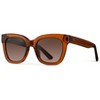 WMP Eyewear Women's Polarized Thick Frame Square Sunglasses with Cat Eye Corners - 3 of 4
