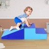 Costway Step and Slide Climber for Infants and Toddlers Baby Soft Foam Structure Blocks Yellow/Blue/Pink/Purple - 4 of 4