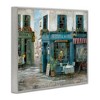 Stupell Industries Traditional Village Plaza Architecture Restaurant Patio Scene Framed Giclee Art, Gray, 30" x 24" - 2 of 4