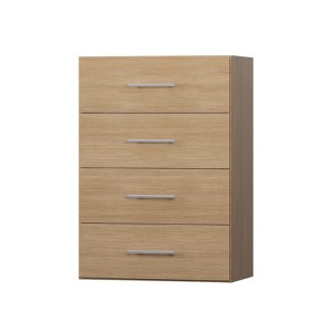 APRILSOUL  4 Drawer Short Tower Closet, Modular Closet System, Wall Mounted Wardrobe Organizer with Drawer for Bedroom or Walk-in Closet - 1 of 4